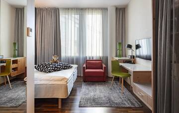 Фото номера Двухместный номер с 1 кроватью Отель GLO Hotel Sello г. Эспоо 3